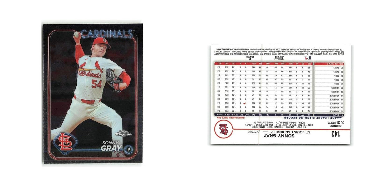 Sonny Gray 2024 Topps Chrome #143 St. Louis Cardinals Baseball Card NM