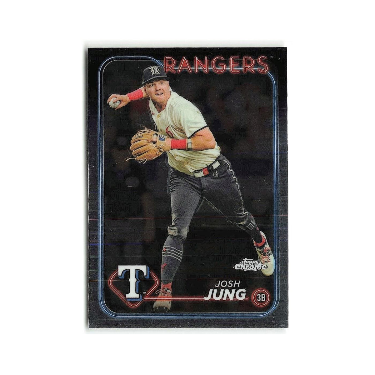Josh Jung 2024 Topps Chrome #214 Texas Rangers Baseball Card NM