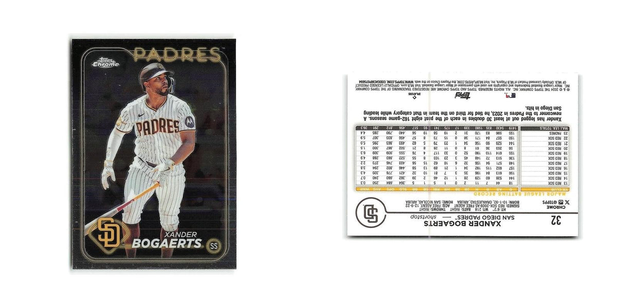 Xander Bogaerts 2024 Topps Chrome #32 San Diego Padres Baseball Card NM