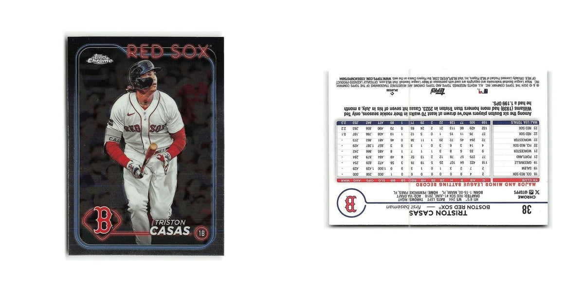 Triston Casas 2024 Topps Chrome #38 Boston Red Sox Baseball Card NM