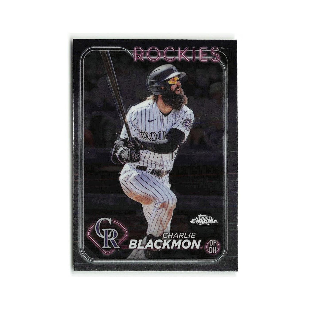 Charlie Blackmon 2024 Topps Chrome #157 Colorado Rockies Baseball Card NM