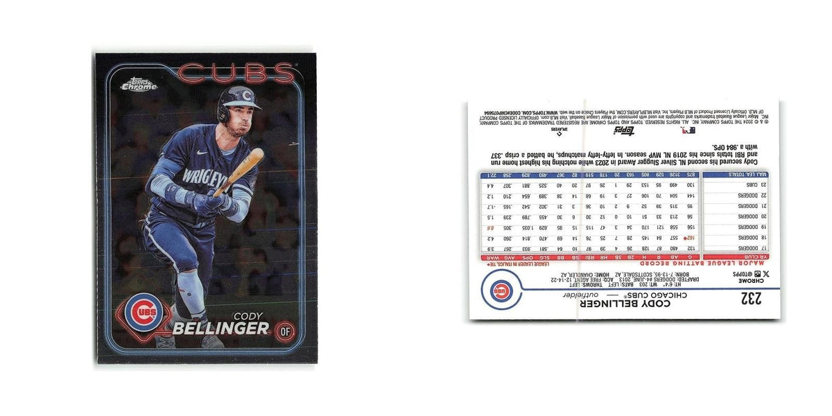 Cody Bellinger 2024 Topps Chrome #232 Chicago Cubs Baseball Card NM