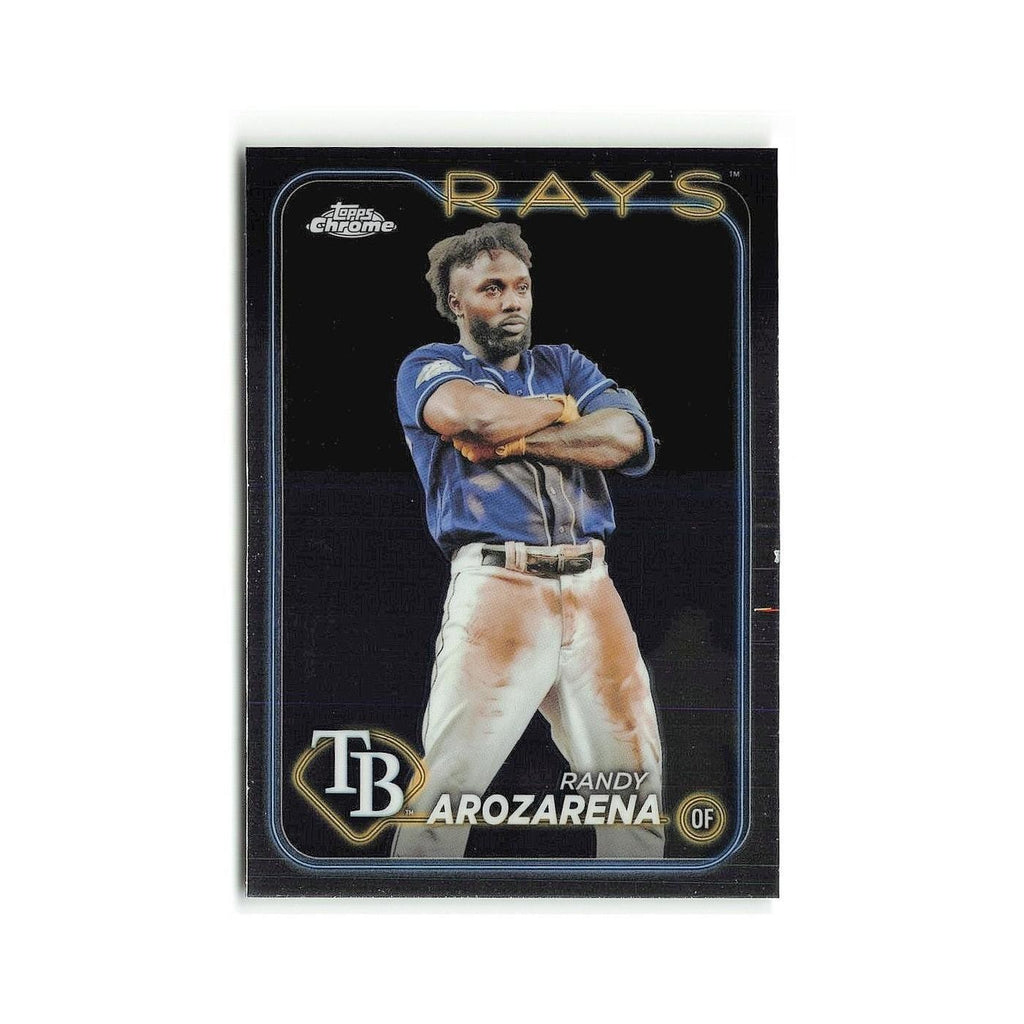 Randy Arozarena 2024 Topps Chrome #153 Tampa Bay Rays Baseball Card NM