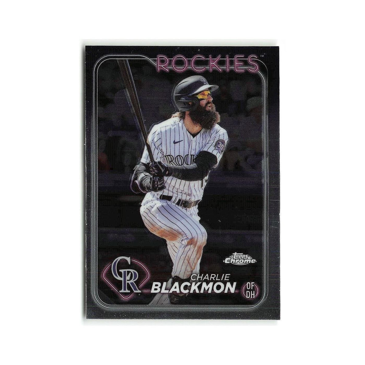 Charlie Blackmon 2024 Topps Chrome #157 Colorado Rockies Baseball Card NM