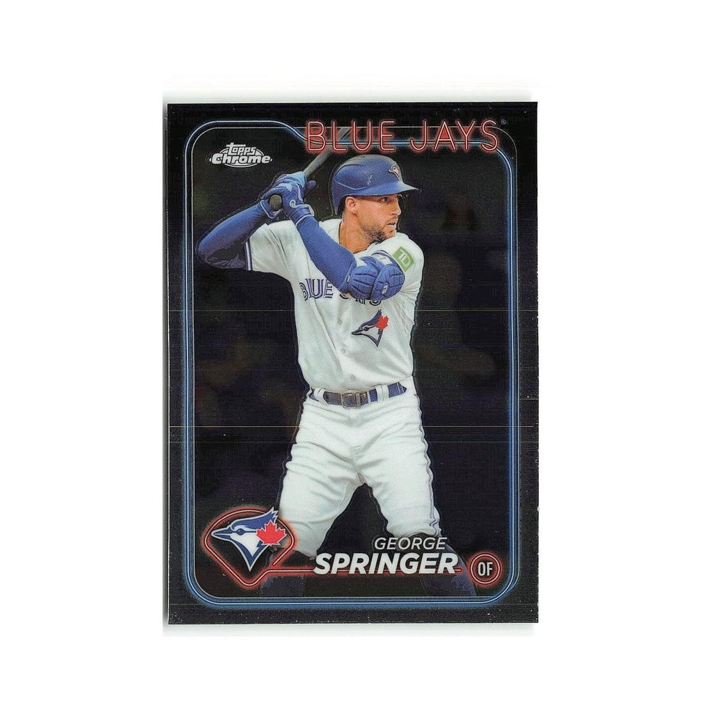 George Springer 2024 Topps Chrome #134 Toronto Blue Jays Baseball Card NM