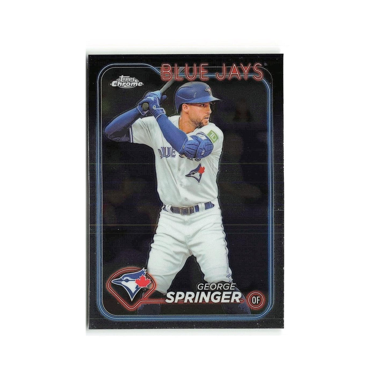 George Springer 2024 Topps Chrome #134 Toronto Blue Jays Baseball Card NM