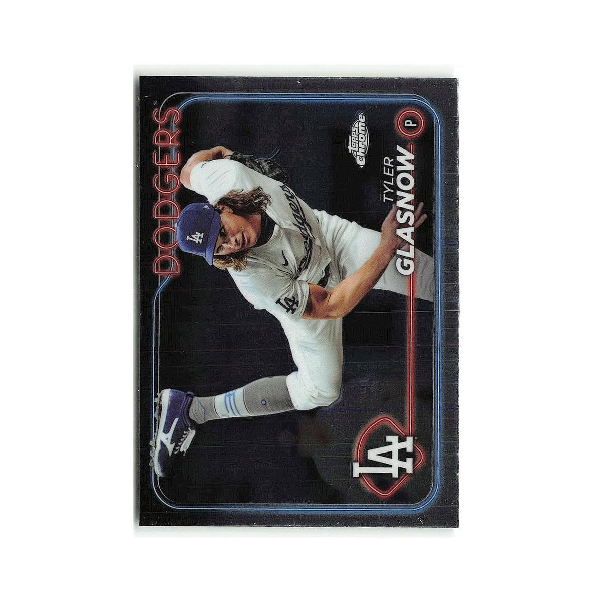 Tyler Glasnow 2024 Topps Chrome #54 Los Angeles Dodgers Baseball Card NM