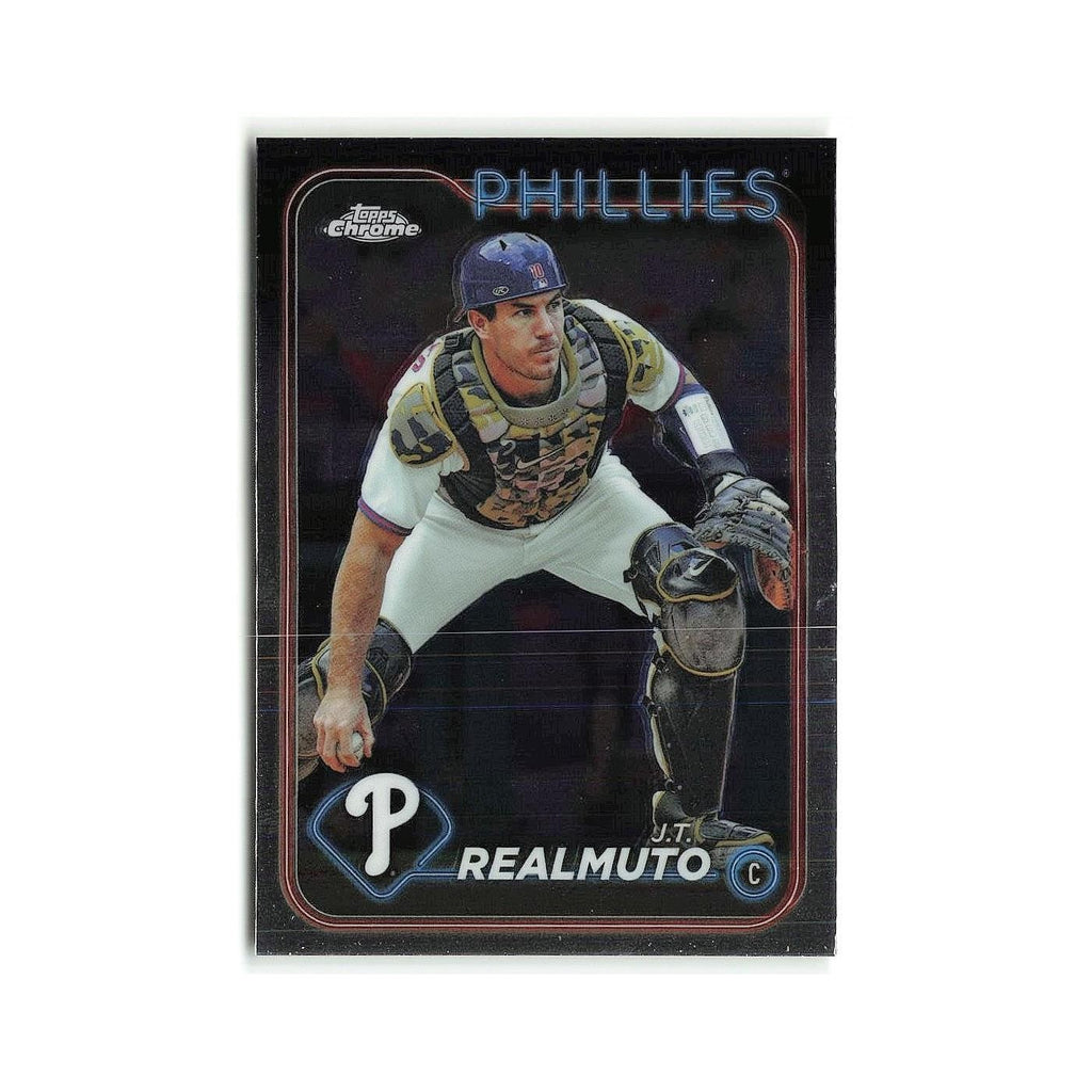 J.T. Realmuto 2024 Topps Chrome #261 Philadelphia Phillies Baseball Card NM