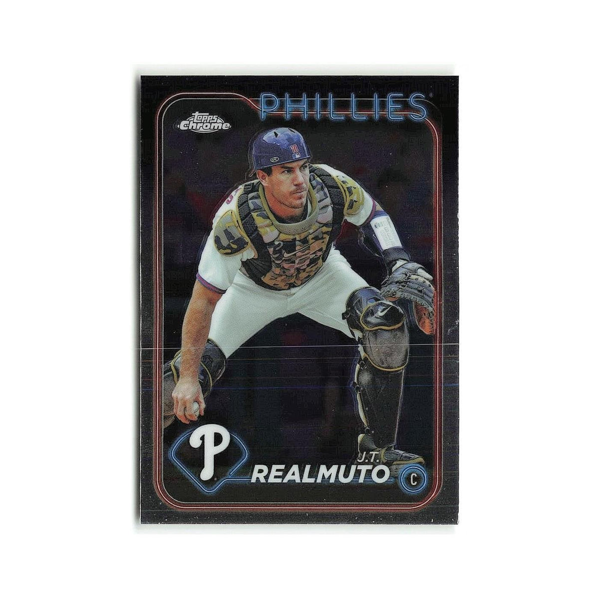 J.T. Realmuto 2024 Topps Chrome #261 Philadelphia Phillies Baseball Card NM