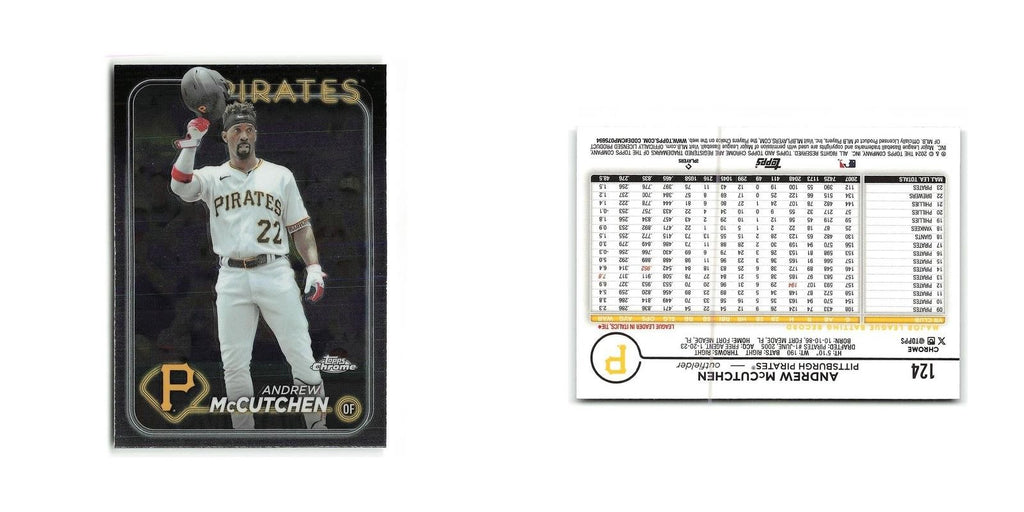 Andrew McCutchen 2024 Topps Chrome #124 Pittsburgh Pirates Baseball Card NM
