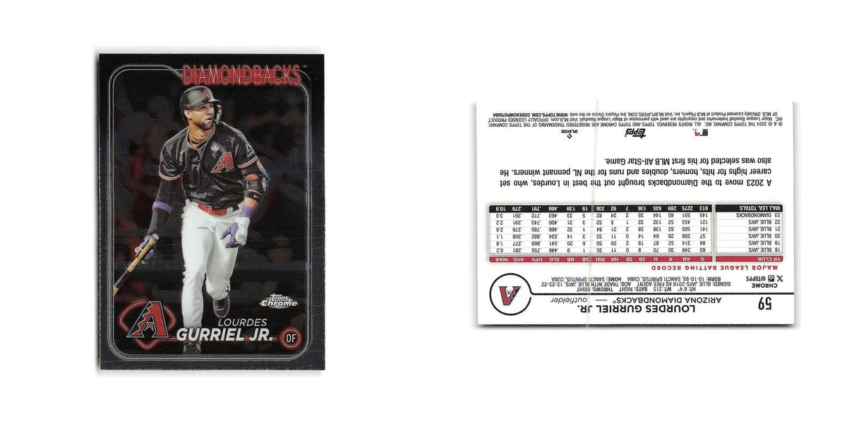 Lourdes Gurriel Jr. 2024 Topps Chrome #59 Arizona Diamondbacks Baseball Card NM