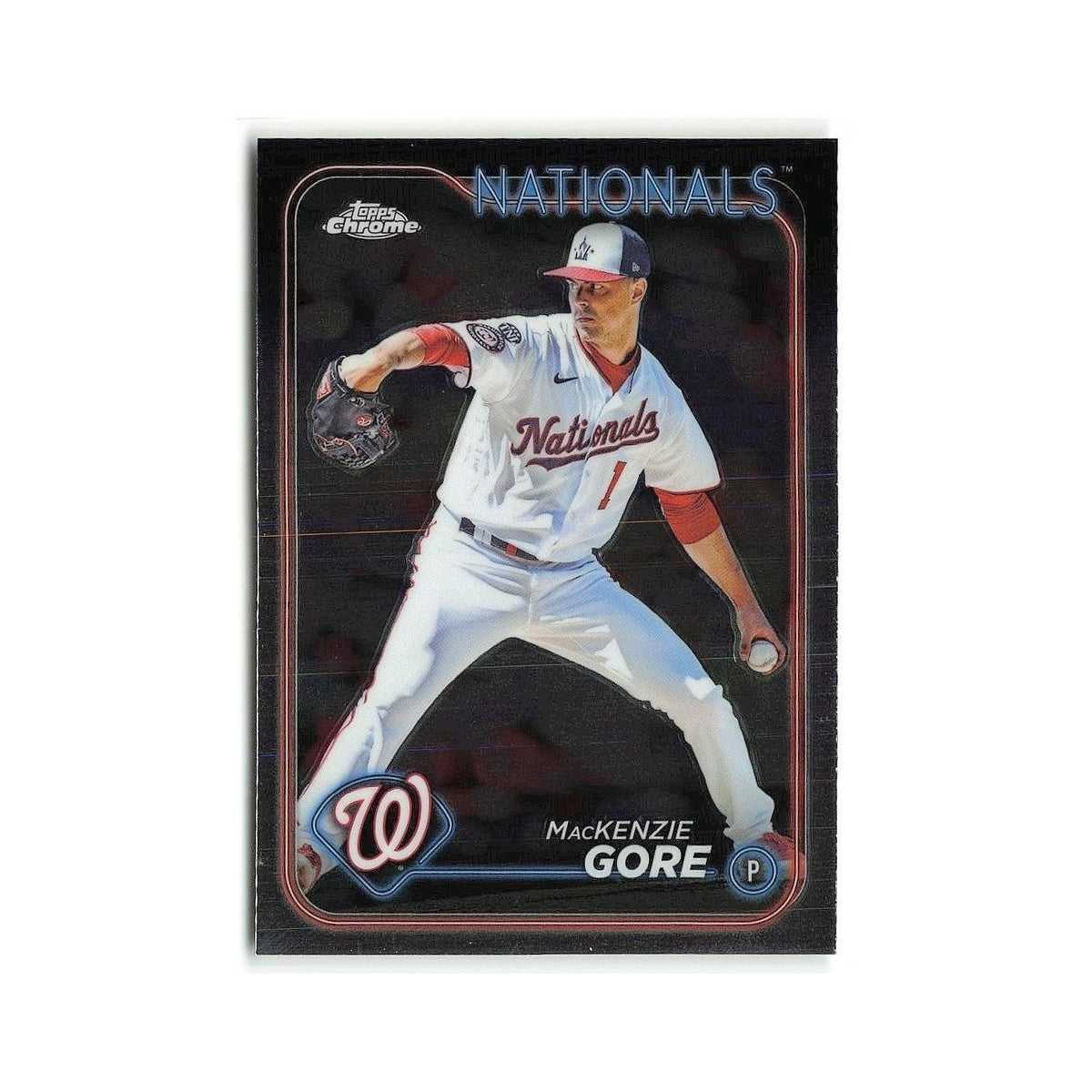 MacKenzie Gore 2024 Topps Chrome #94 Washington Nationals Baseball Card NM