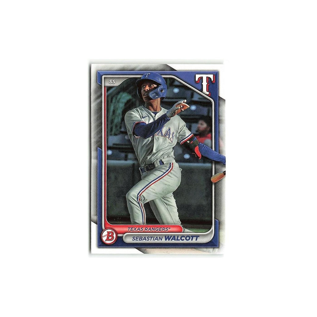 Sebastian Walcott 2024 Bowman Prospects #BP-81 Texas Rangers Baseball Card NM