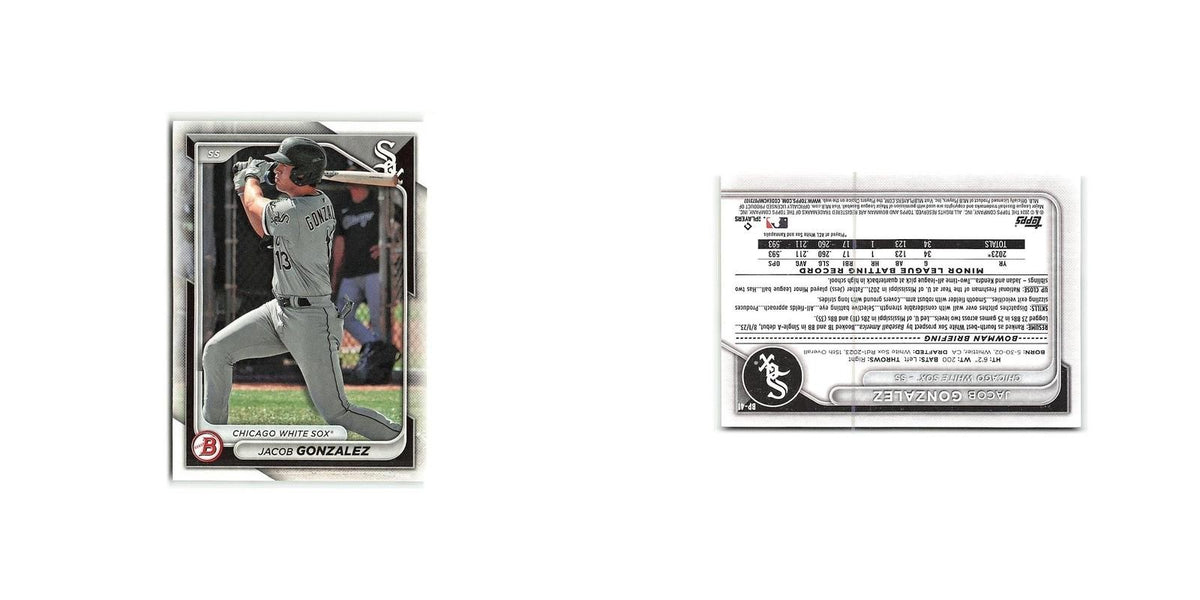 Jacob Gonzalez 2024 Bowman Prospects #BP-41 Chicago White Sox Baseball Card NM