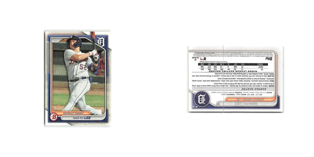 Hao-Yu Lee 2024 Bowman Prospects #BP-55 Detroit Tigers Baseball Card NM
