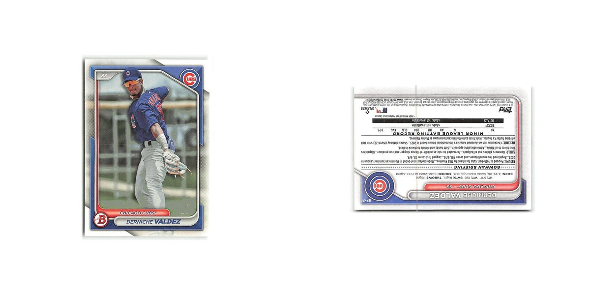 Derniche Valdez 2024 Bowman Prospects #BP-7 Chicago Cubs Baseball Card NM