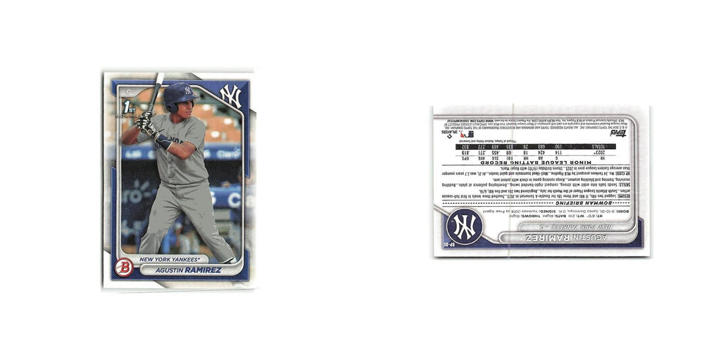 Agustin Ramirez 2024 Bowman Prospects #BP-85 New York Yankees Baseball Card NM