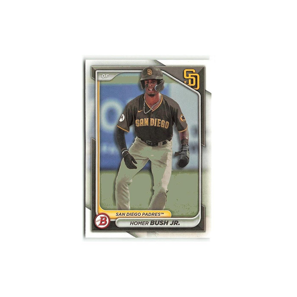 Homer Bush Jr. 2024 Bowman Prospects #BP-87 San Diego Padres Baseball Card NM