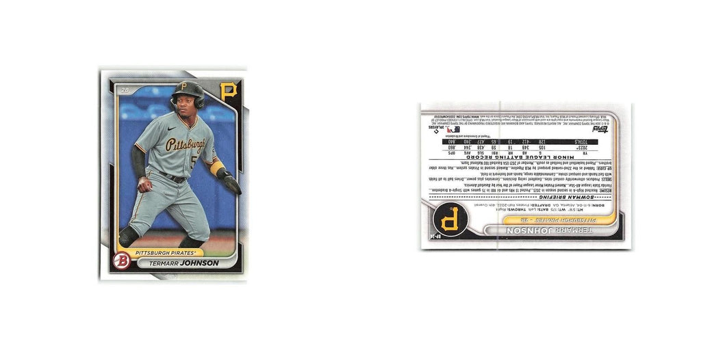 Termarr Johnson 2024 Bowman Prospects #BP-24 Pittsburgh Pirates Baseball Card NM
