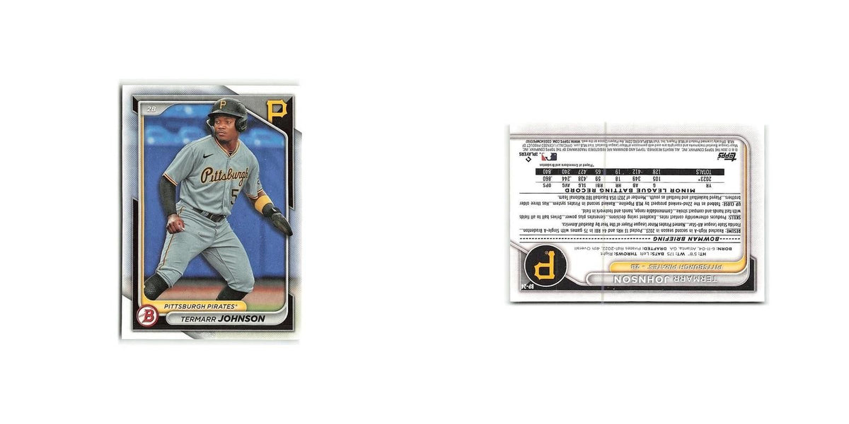 Termarr Johnson 2024 Bowman Prospects #BP-24 Pittsburgh Pirates Baseball Card NM