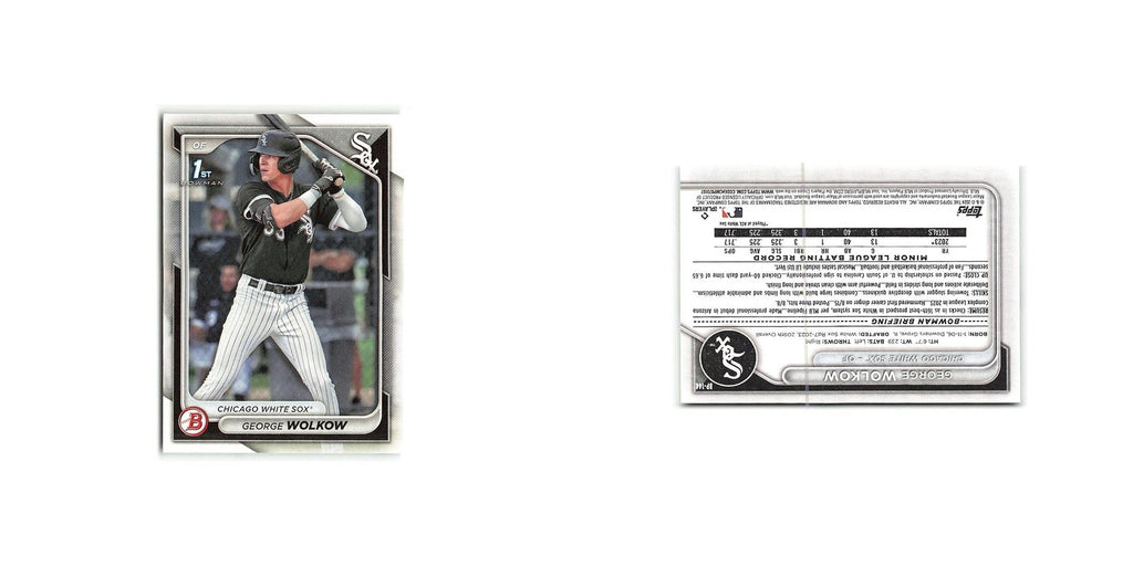 George Wolkow 2024 Bowman Prospects #BP-144 Chicago White Sox Baseball Card NM