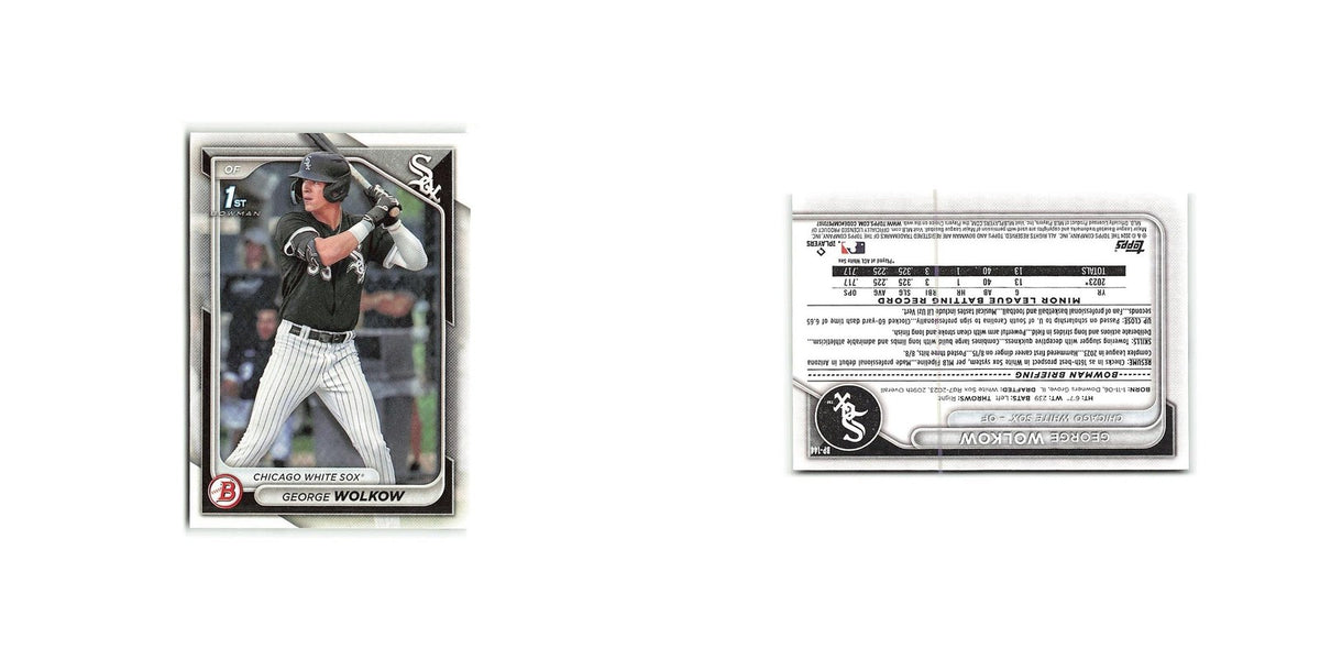 George Wolkow 2024 Bowman Prospects #BP-144 Chicago White Sox Baseball Card NM