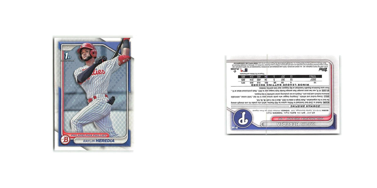 Raylin Heredia 2024 Bowman Prospects #BP-146 Philadelphia Phillies NM