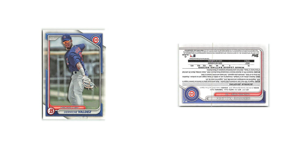 Derniche Valdez 2024 Bowman Prospects #BP-7 Chicago Cubs Baseball Card NM
