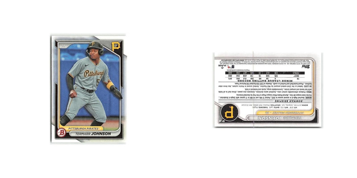 Termarr Johnson 2024 Bowman Prospects #BP-24 Pittsburgh Pirates Baseball Card NM