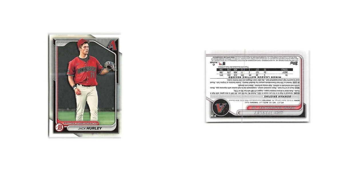 Jack Hurley 2024 Bowman Prospects #BP-104 Arizona Diamondbacks Baseball Card NM