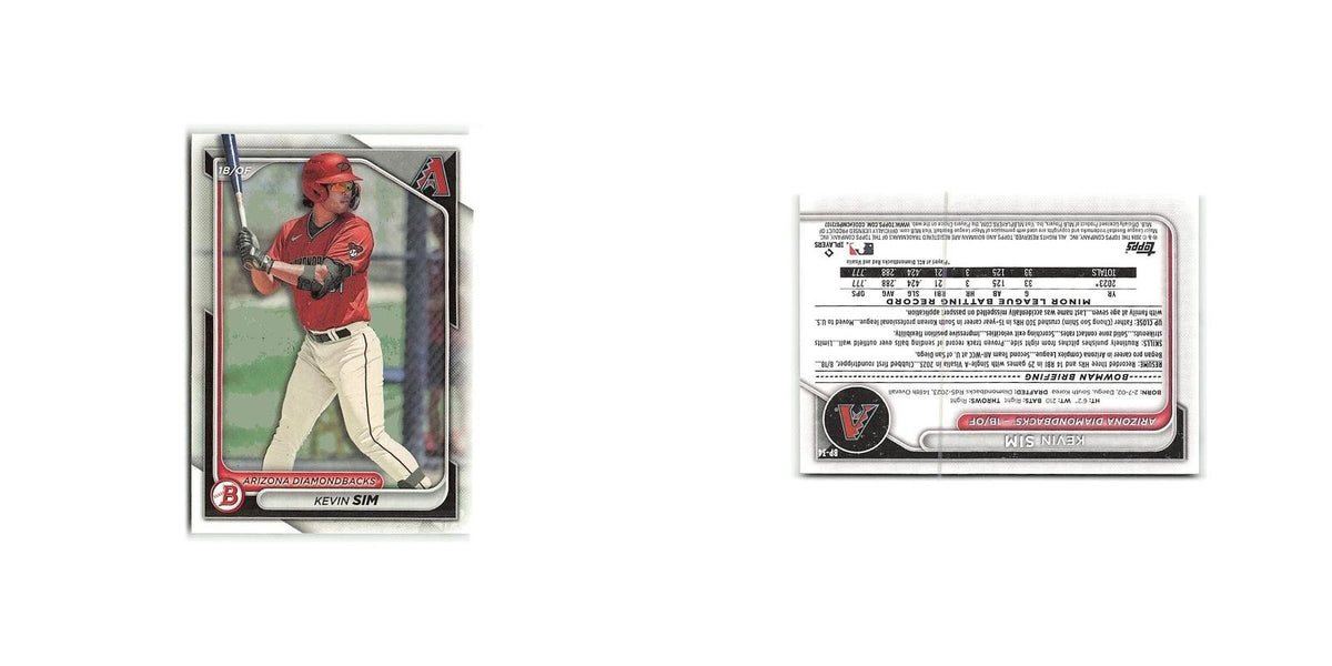 Kevin Sim 2024 Bowman Prospects #BP-34 Arizona Diamondbacks Baseball Card NM