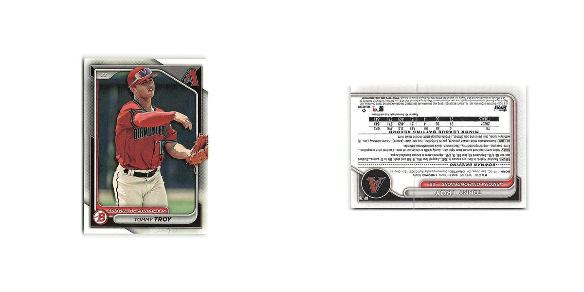 Tommy Troy 2024 Bowman Prospects #BP-76 Arizona Diamondbacks Baseball Card NM
