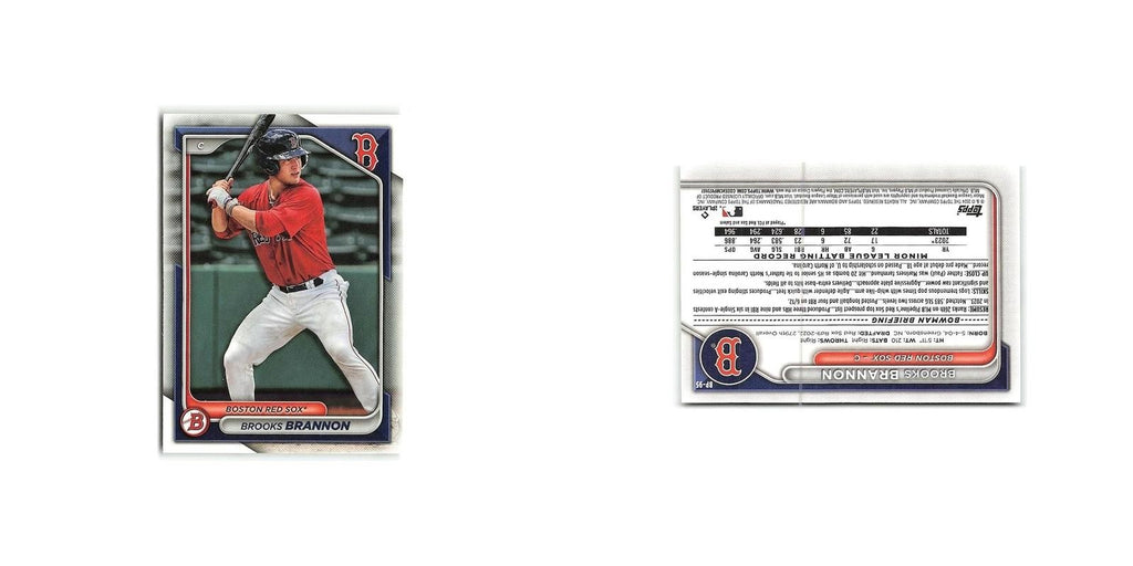 Brooks Brannon 2024 Bowman Prospects #BP-95 Boston Red Sox Baseball Card NM