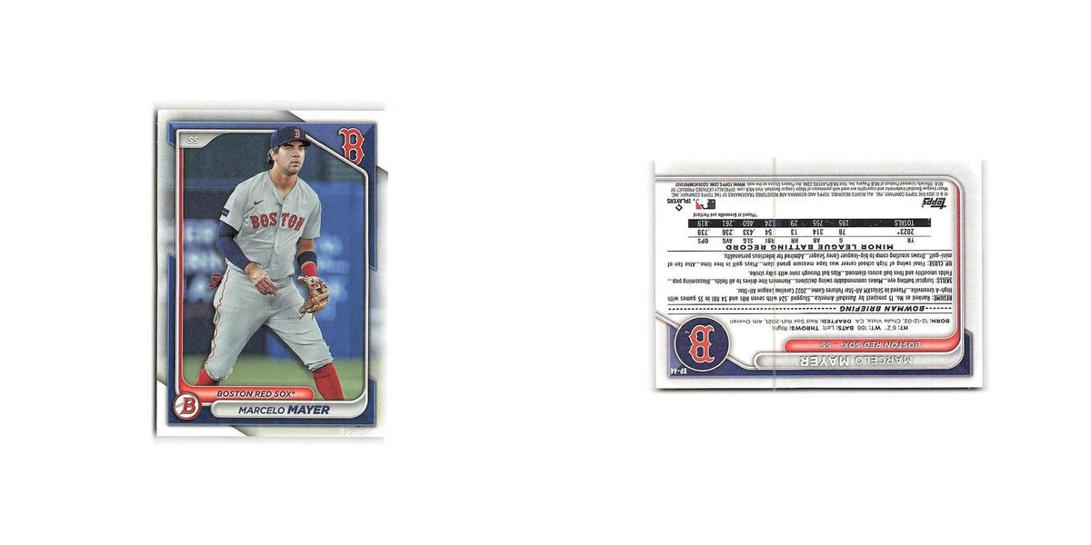 Marcelo Mayer 2024 Bowman Prospects #BP-44 Boston Red Sox Baseball Card NM
