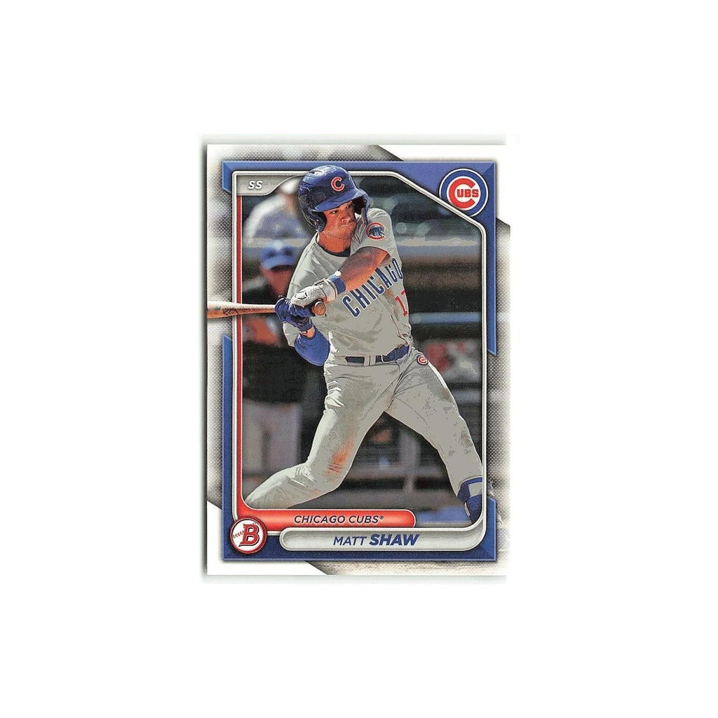 Matt Shaw 2024 Bowman Prospects #BP-30 Chicago Cubs Baseball Card NM