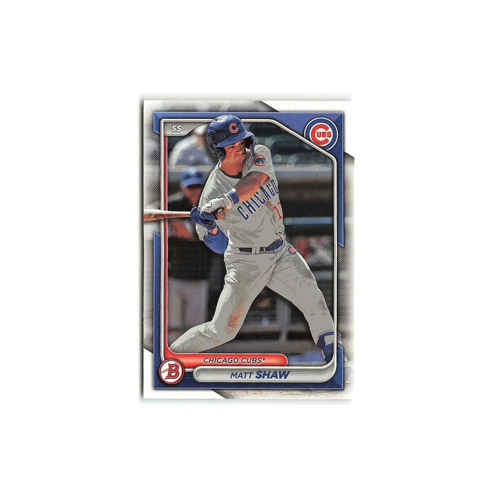 Matt Shaw 2024 Bowman Prospects #BP-30 Chicago Cubs Baseball Card NM