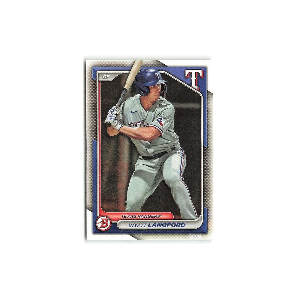 Wyatt Langford 2024 Bowman Prospects #BP-64 Texas Rangers Baseball Card NM