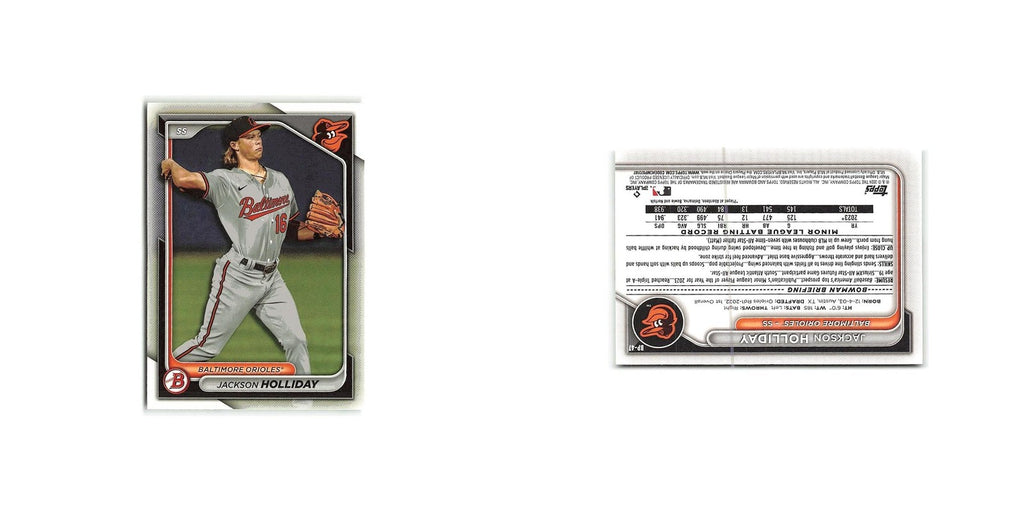 Jackson Holliday 2024 Bowman Prospects #BP-47 Baltimore Orioles Baseball Card NM