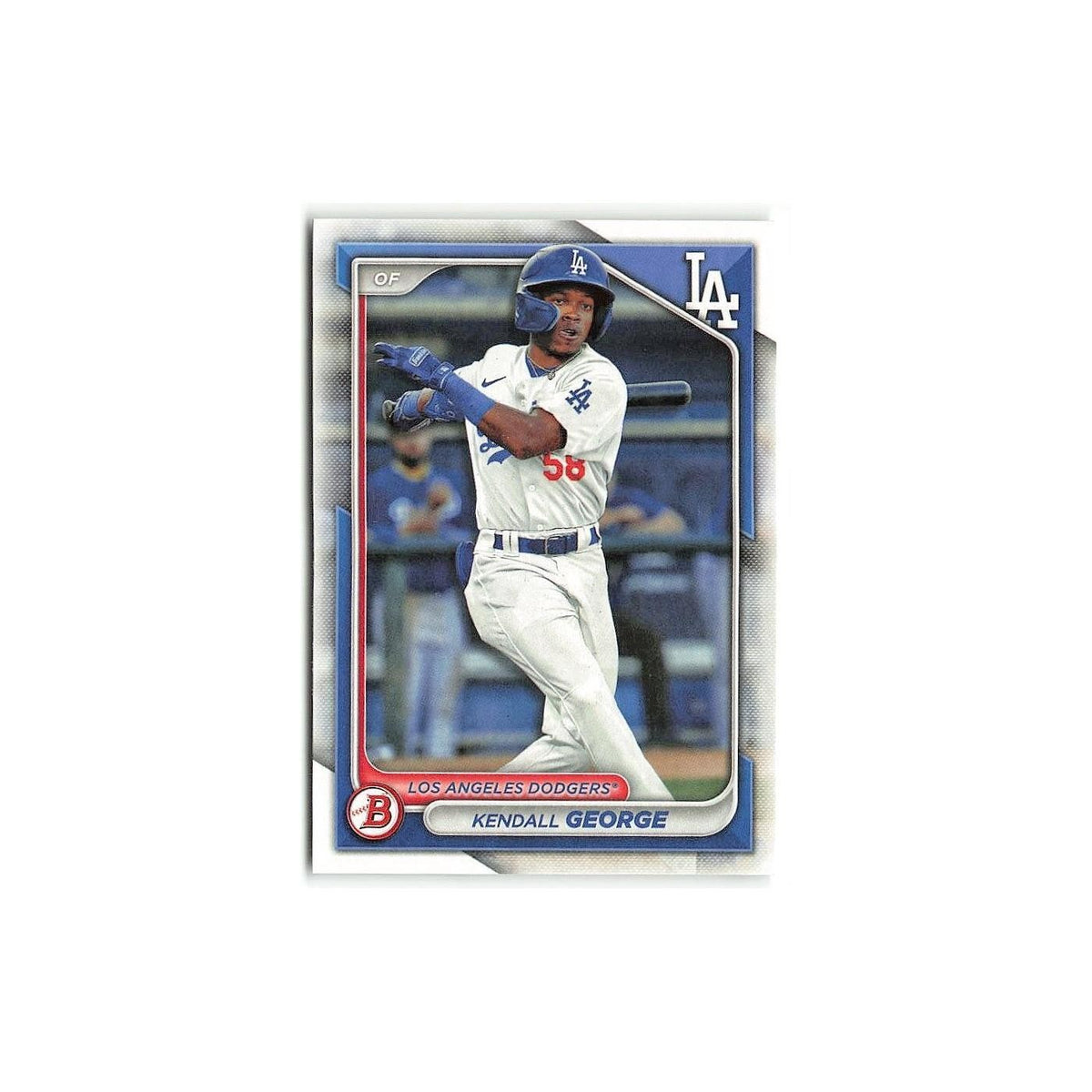 Kendall George 2024 Bowman Prospects #BP-58 Los Angeles Dodgers Baseball Card NM