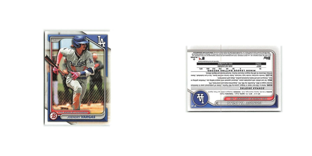 Joendry Vargas 2024 Bowman Prospects #BP-89 Los Angeles Dodgers Baseball Card NM