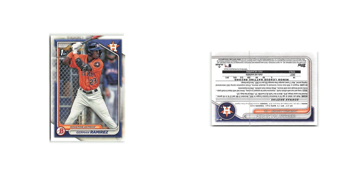 German Ramirez 2024 Bowman Prospects #BP-93 Houston Astros Baseball Card NM