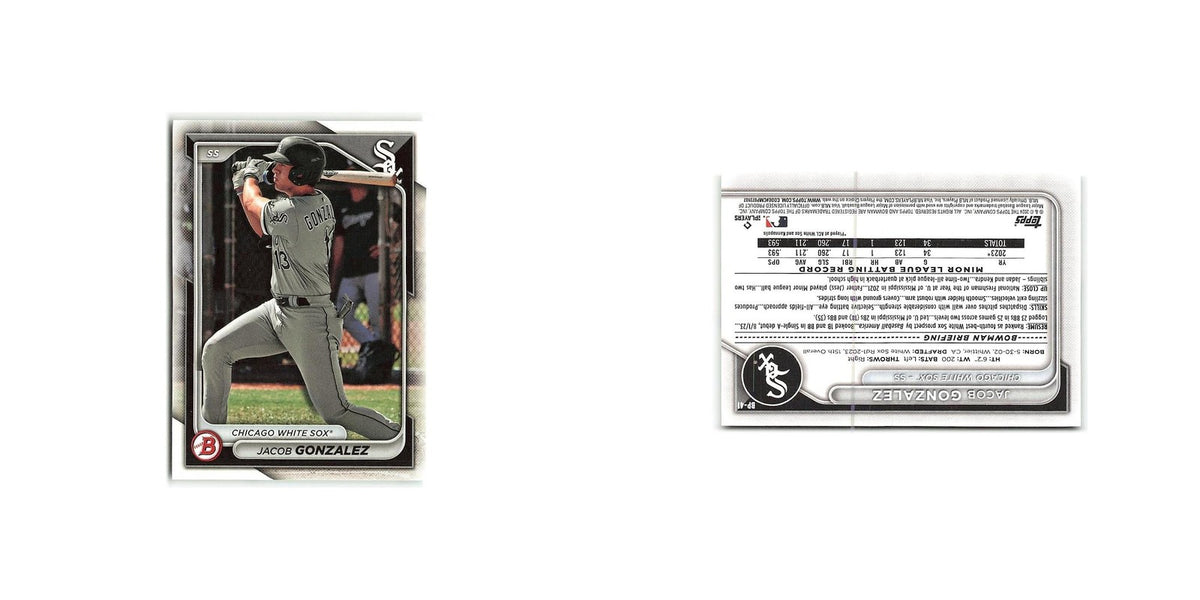 Jacob Gonzalez 2024 Bowman Prospects #BP-41 Chicago White Sox Baseball Card NM