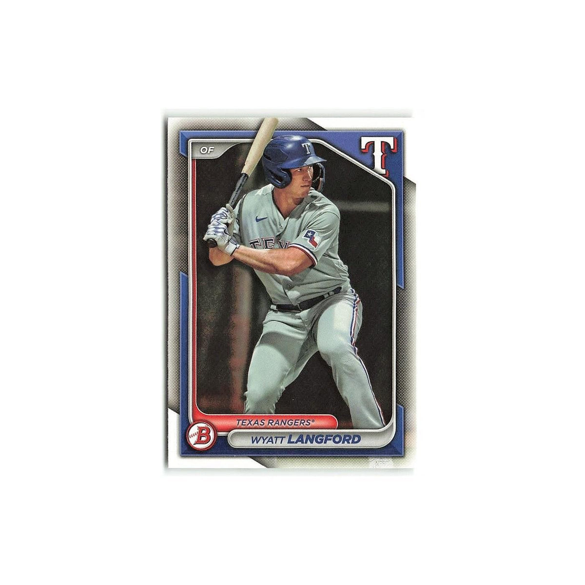 Wyatt Langford 2024 Bowman Prospects #BP-64 Texas Rangers Baseball Card NM