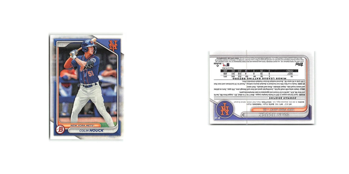 Colin Houck 2024 Bowman Prospects #BP-123 New York Mets Baseball Card NM
