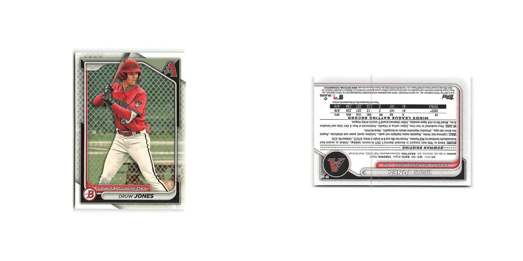 Druw Jones 2024 Bowman Prospects #BP-60 Arizona Diamondbacks Baseball Card NM