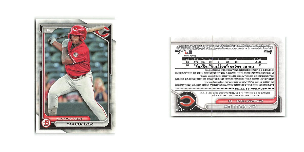 Cam Collier 2024 Bowman Prospects #BP-13 Cincinnati Reds Baseball Card NM