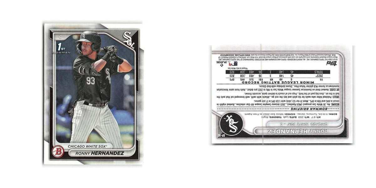 Ronny Hernandez 2024 Bowman Prospects #BP-92 Chicago White Sox Baseball Card NM