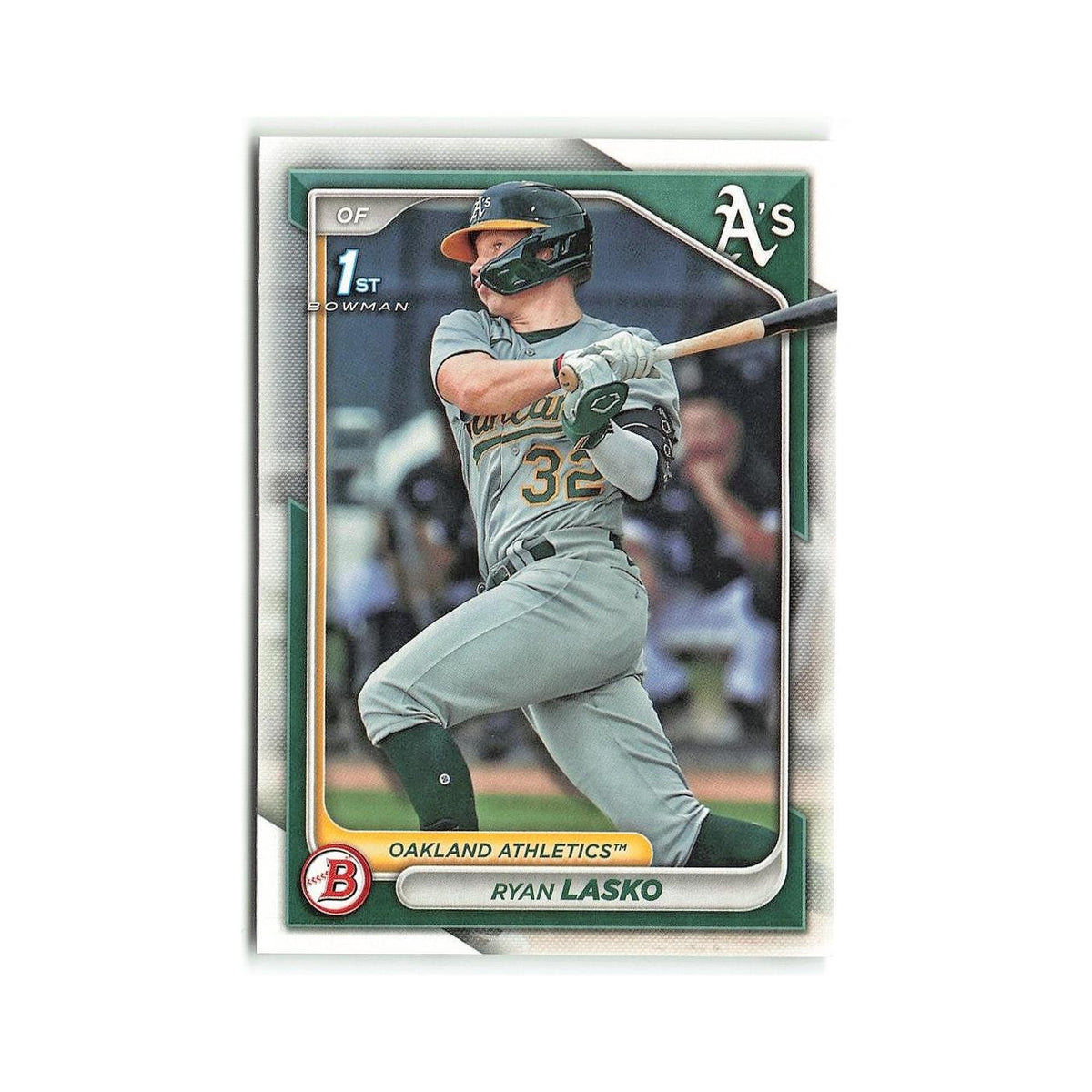 Ryan Lasko 2024 Bowman Prospects #BP-105 Oakland Athletics Baseball Card NM