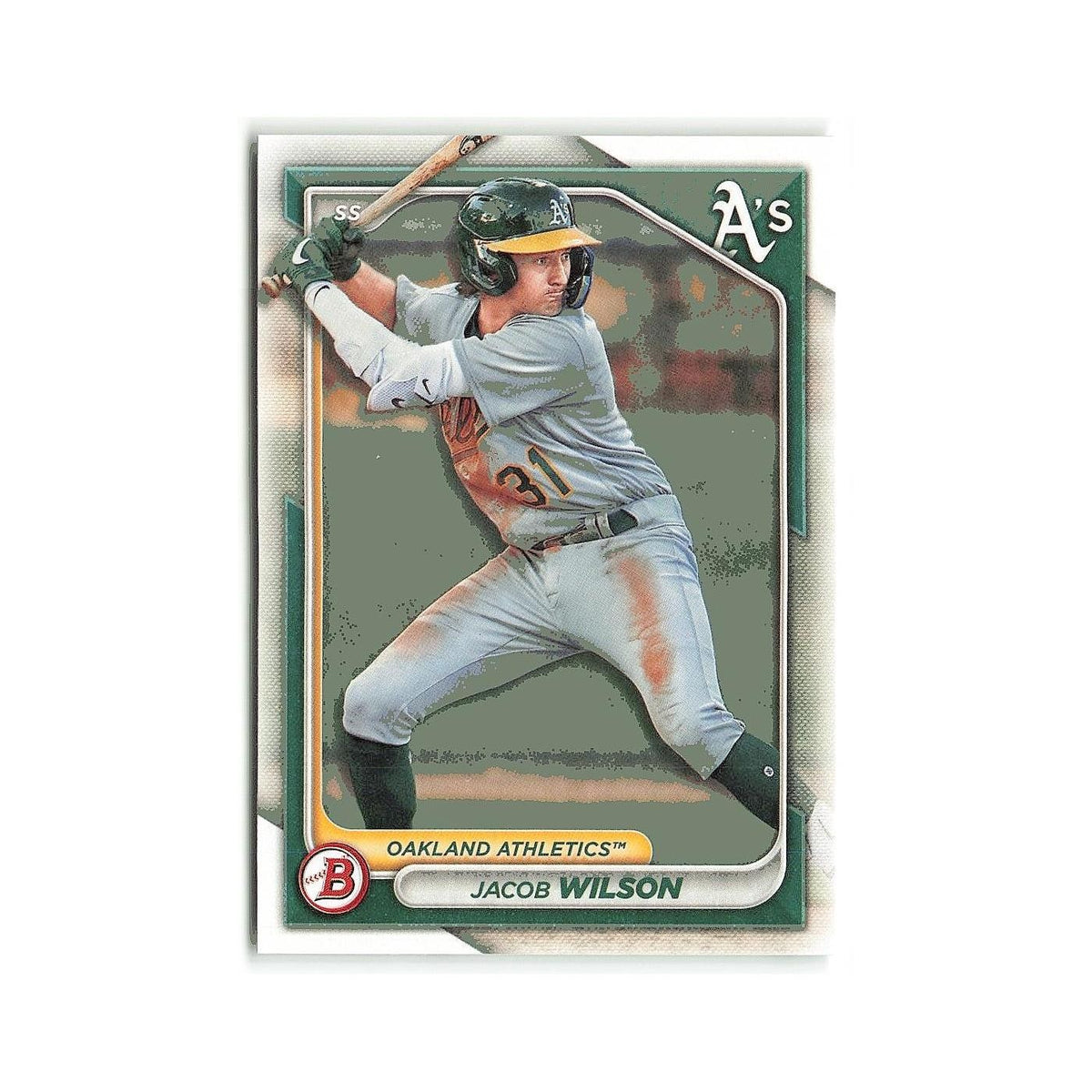 Jacob Wilson 2024 Bowman Prospects #BP-3 Oakland Athletics Baseball Card NM