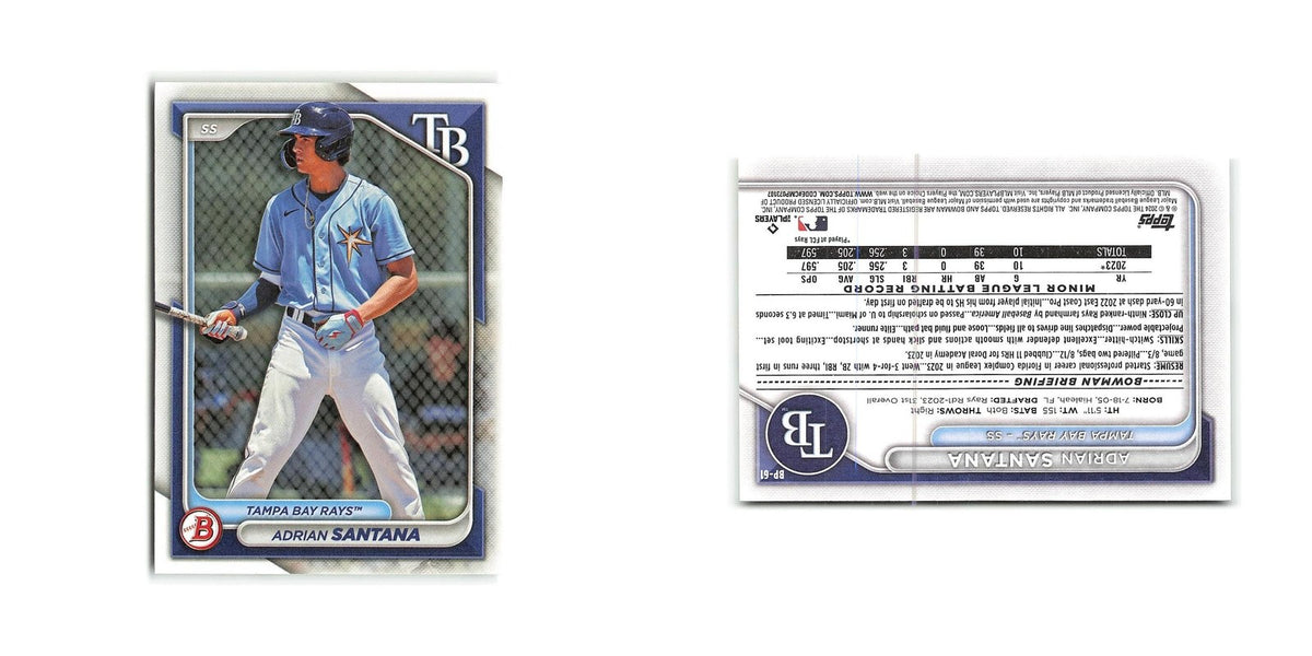 Adrian Santana 2024 Bowman Prospects #BP-61 Tampa Bay Rays Baseball Card NM